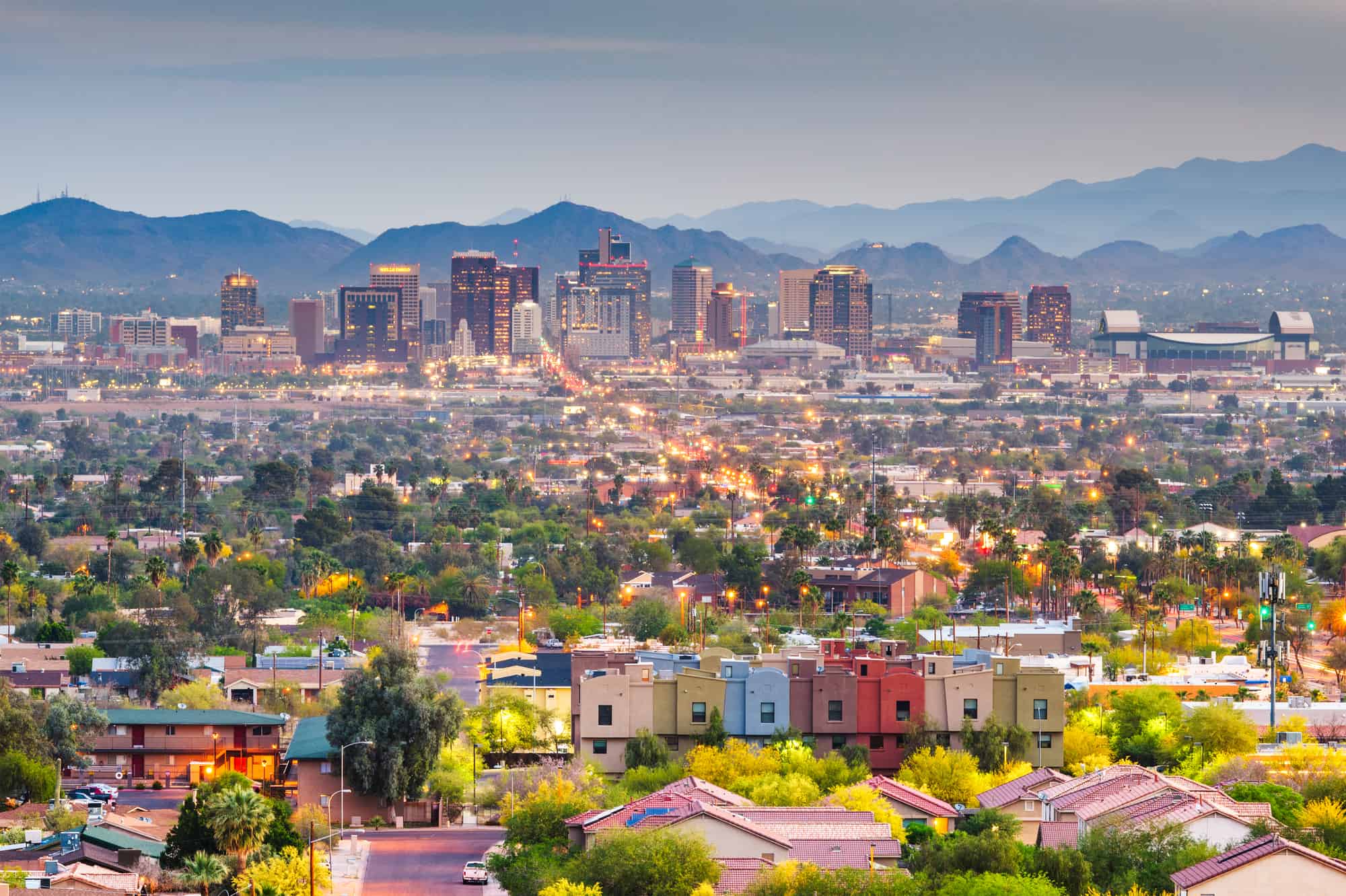 phoenix arizona cityscape landscape