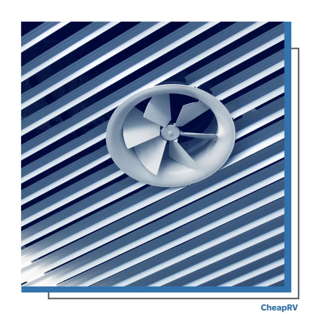 RV roof fan