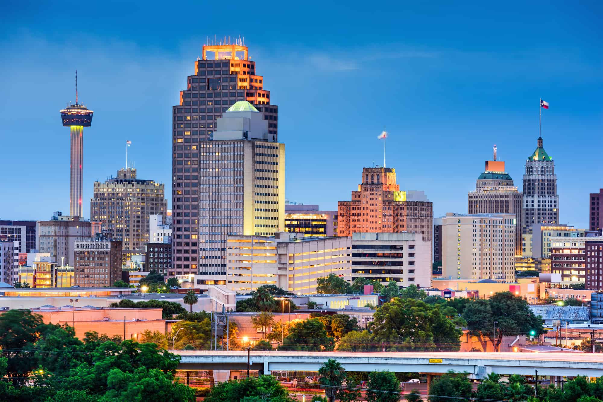 San Antonio Texas Skyline During Daytime