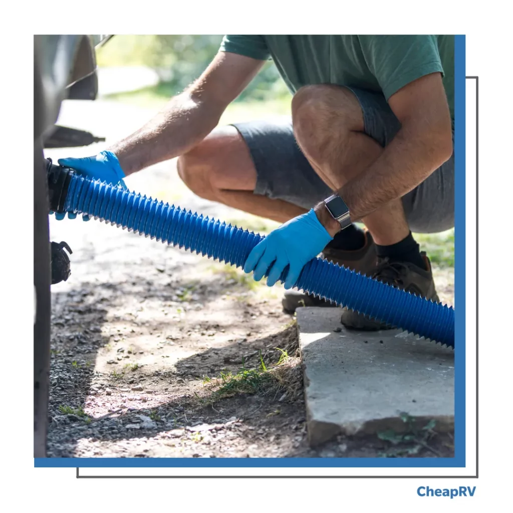 rv heated hose connector