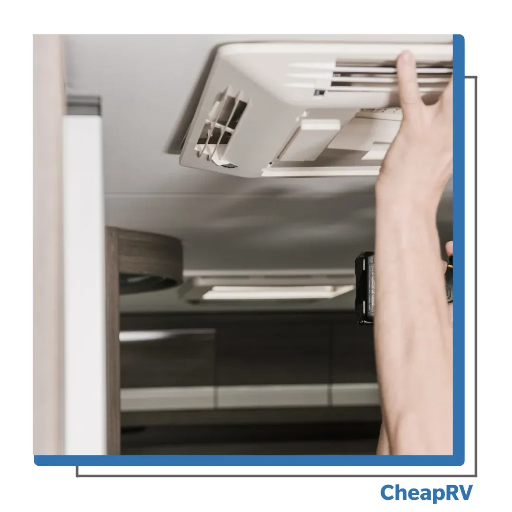 installation rv ac cover