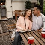 Camper Couple with Mosquito Repellent Coils