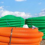 RV sewer hose storage